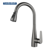 Modern Rotation Brass Single Handle Kitchen Sink Mixer Tap Single Hole Pull Out Sprayer 2 Ways Pull Down Kitchen Faucet