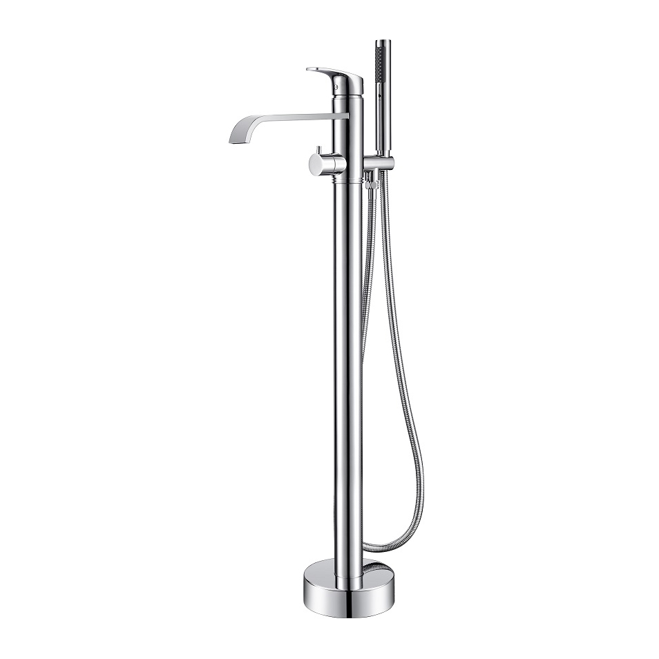 High Performance Floor Standing Tap Tub Hand Shower Mixer Bathtub Faucet with Competitive Price