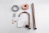 Brushed Rose Gold Bath Standing Shower Mixers Taps
