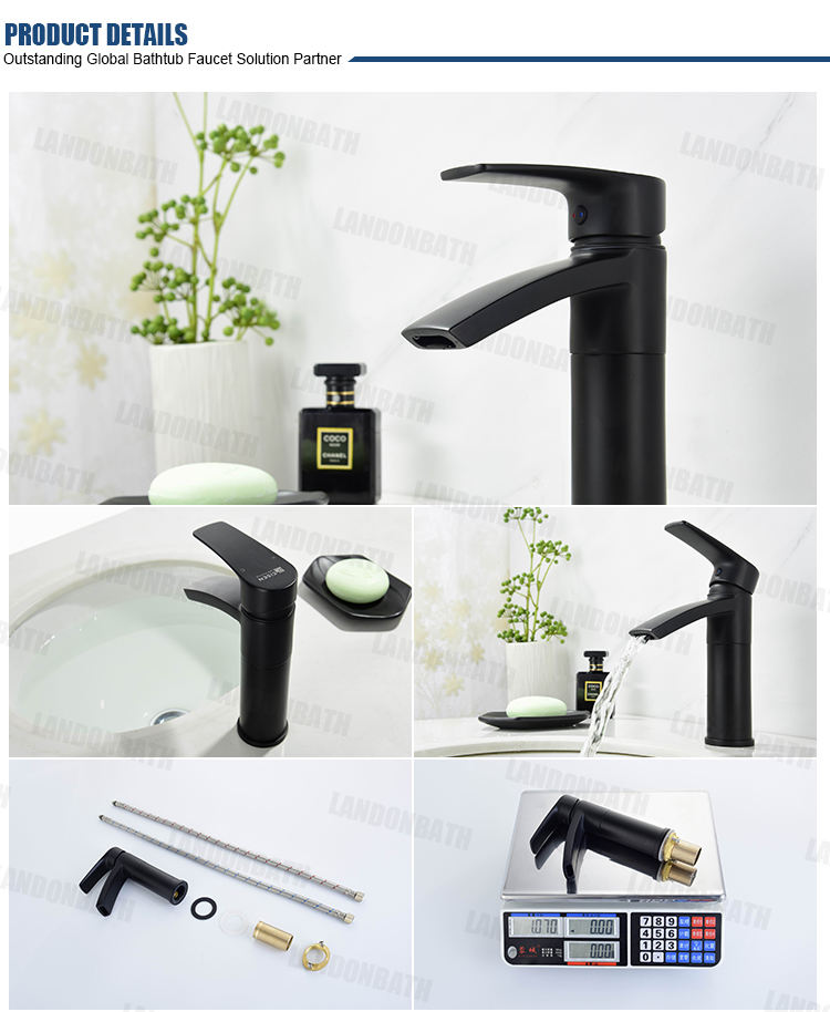 Matt Black basin faucet