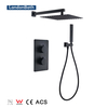 Kaiping Shower Faucet Factory Black Wall Mounted Bathroom Sink Wall Mounted Kits Set