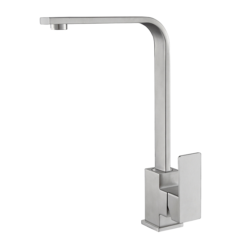  Stainless Steel Square Kitchen Faucet LS02