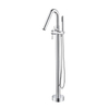 Brand New Design V Shape Spout Stand Alone Bathtub Mixer Free Standing Bath Faucet