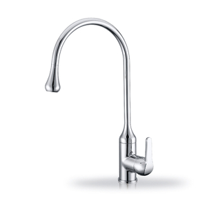 Sanitary Ware Taps Chrome Finished Deck Mount Single Handle Kitchen Tap And Mixer Hot/Cold Water Mixer Single Hole