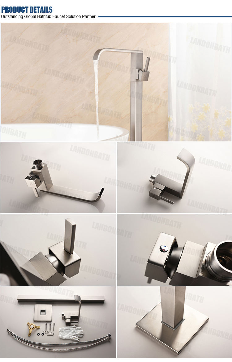 tub faucet with hand shower adapter