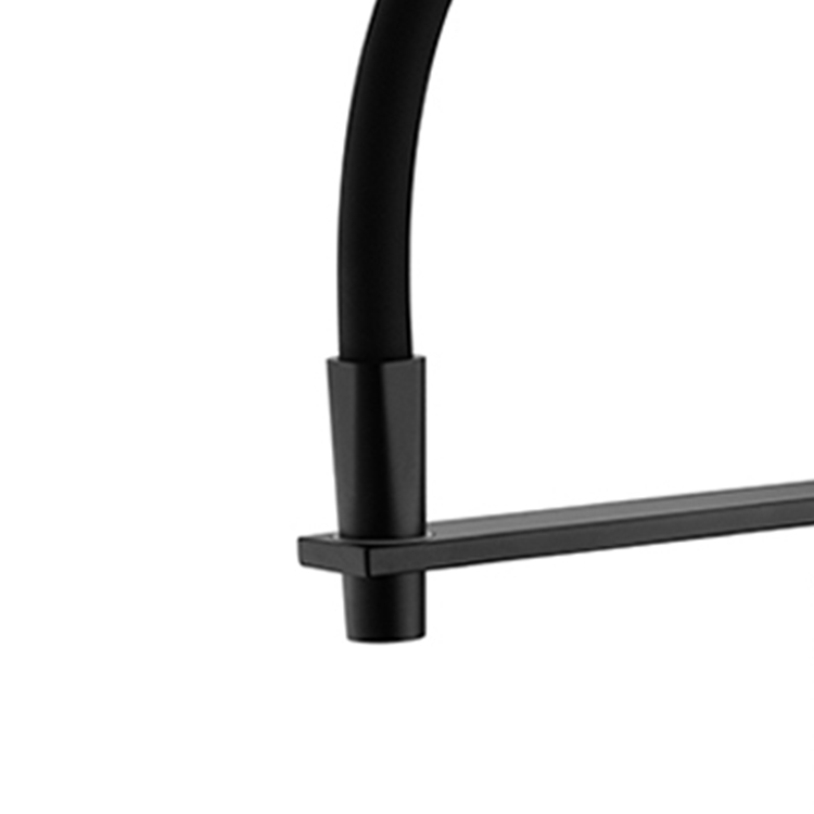 Kaiping Manufacturer Square Design Kitchen Faucet Black