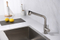 Modern sanitary ware flexible 304 stainless steel pull down kitchen sink water single lever faucet mixer taps for kitchen sink
