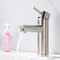 Bathroom Single Hole Handle Stainless Steel Bath Faucet Basin Mixer Tap