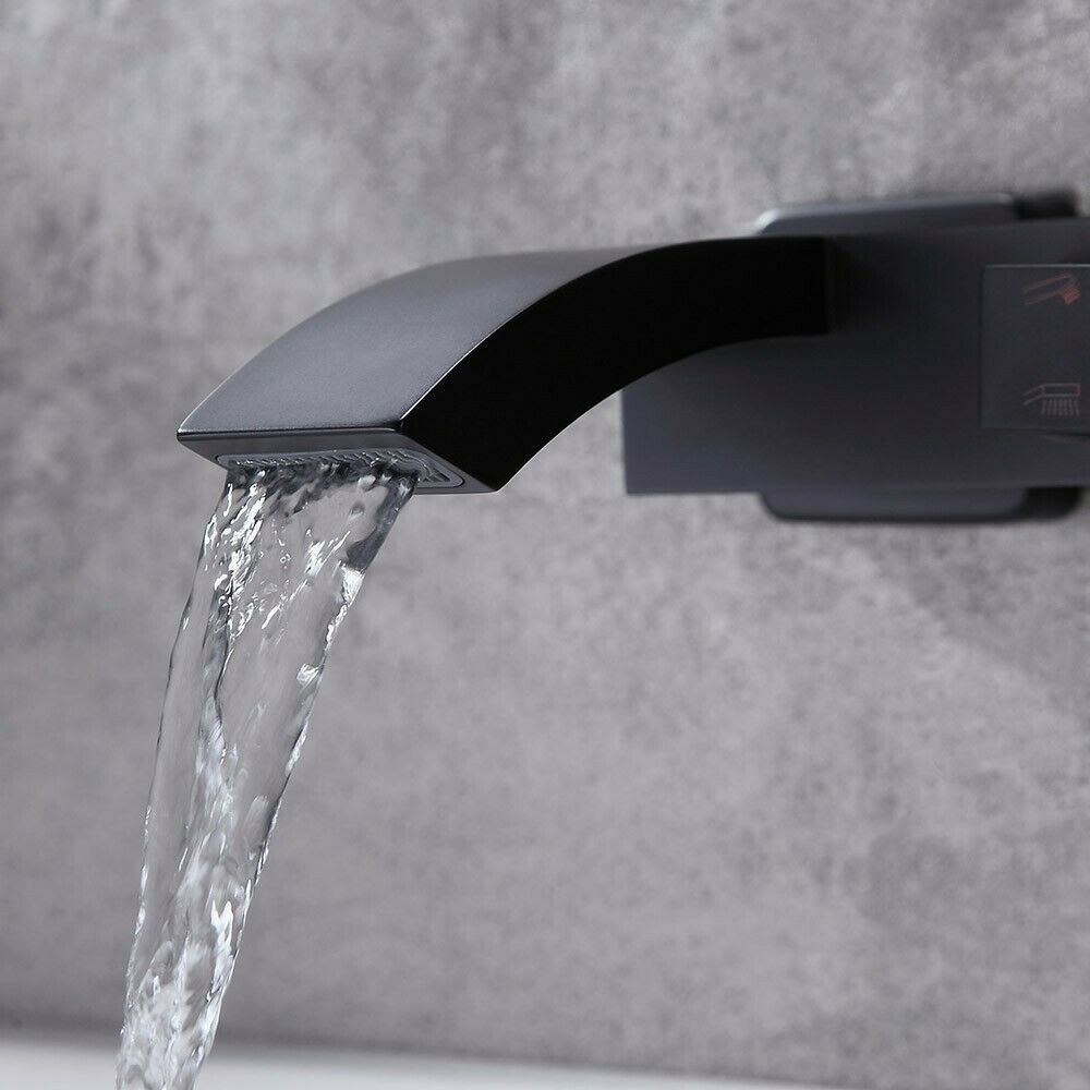 Hot Selling Products Black Bathroom Wall Mount Brass Shower Mixer Faucet