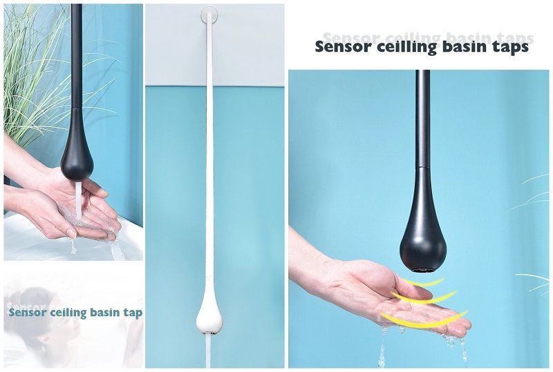 Latest design automatics brass water smart tap bathroom faucet sensor water tap