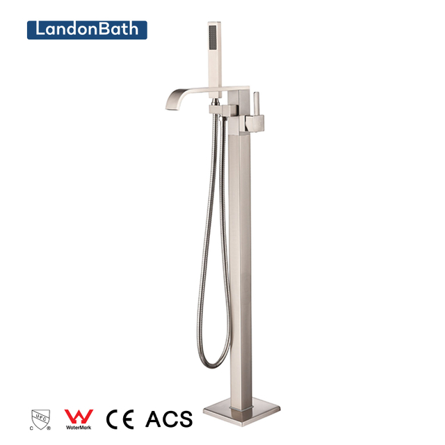 Stylish Brass Bathroom Freestanding Bath Shower Mixer Faucet DF-02035-2