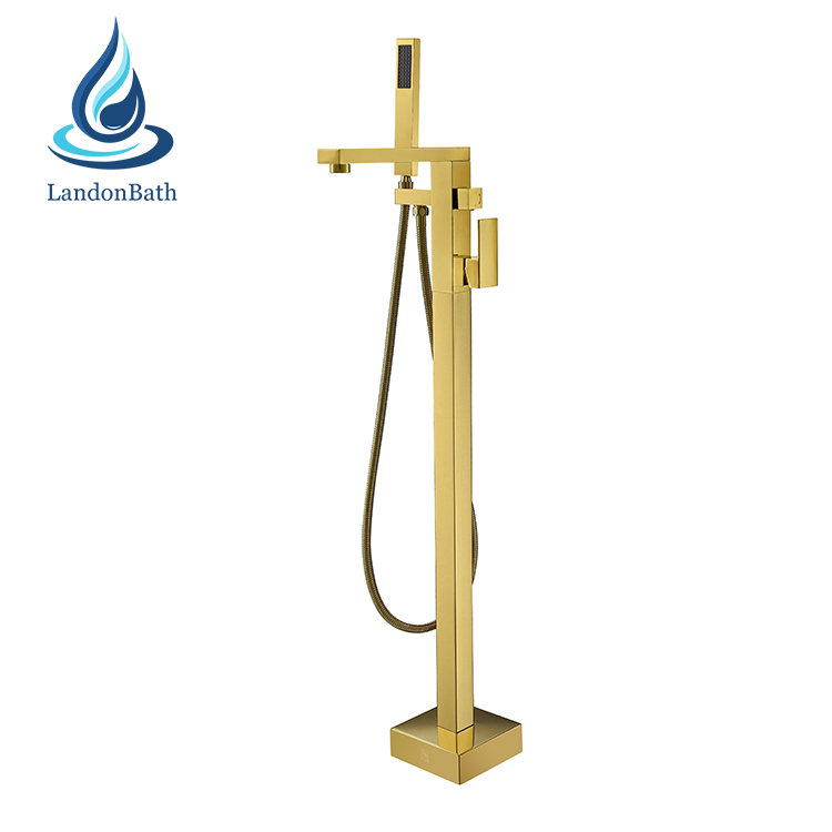 French Gold Square Round High Brass Quality faucet