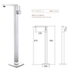 Traditional Faucets Zinc Alloy Hot and Cold Water Exchange Bathroom Faucet