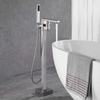 Modern Single Handle Brass Chrome Bathtub Faucets
