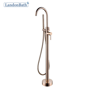 China Taps Factory Floor-Mount Bathtub Faucet Hot Selling