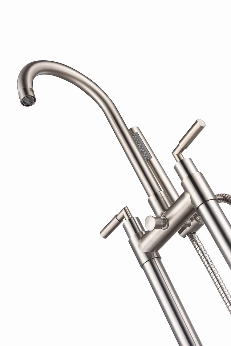 2022 Factorys Price Bathtub Tap Brass Chrome Faucet