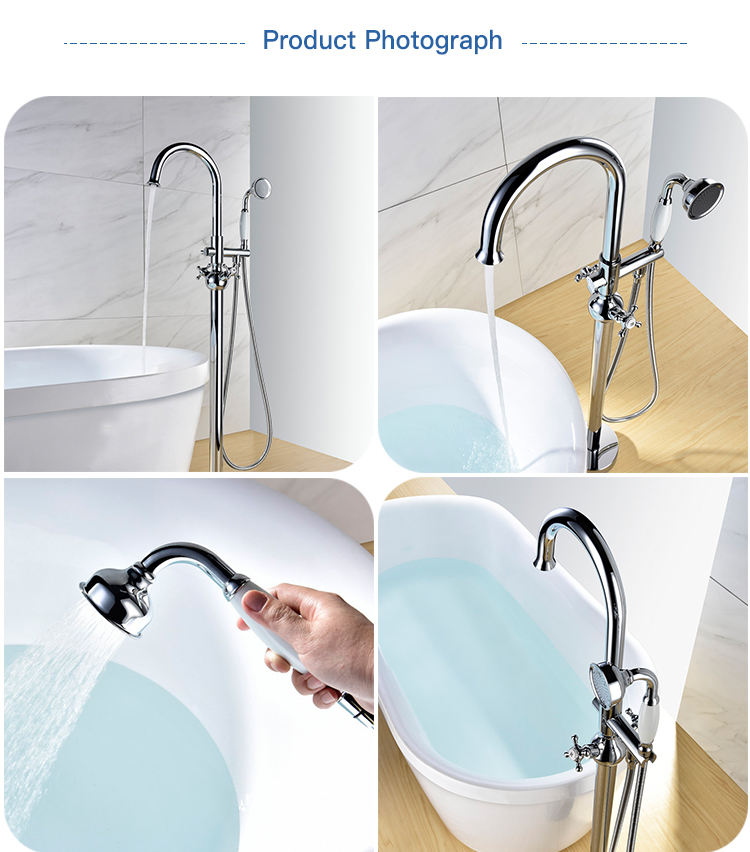 freestanding shower faucet