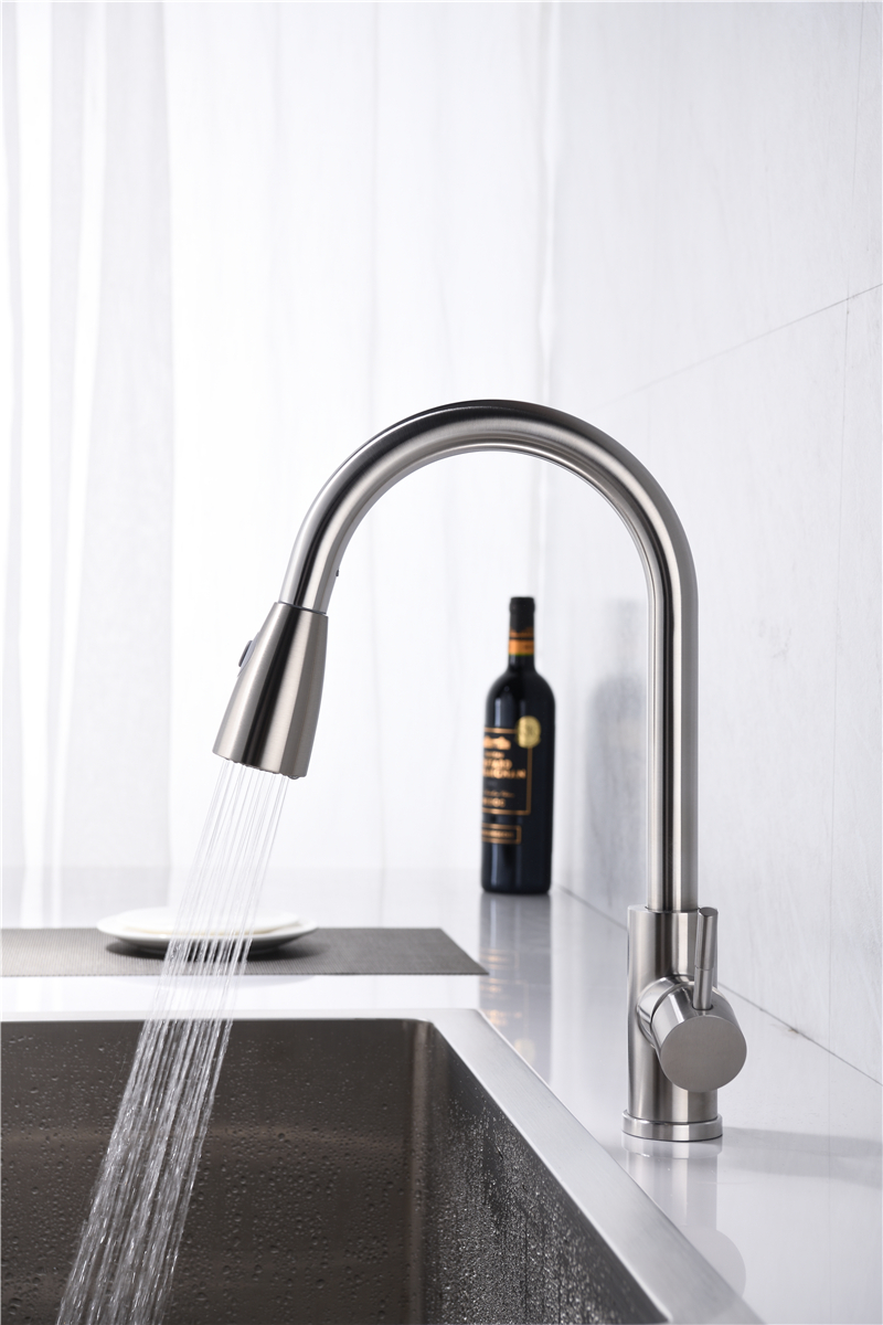 Kitchen Faucet Stainless Steel 304 Water Tap Modern Kichen Kitchen Taps Pull Out Sprayer Kitchen Mixer Sink Faucets