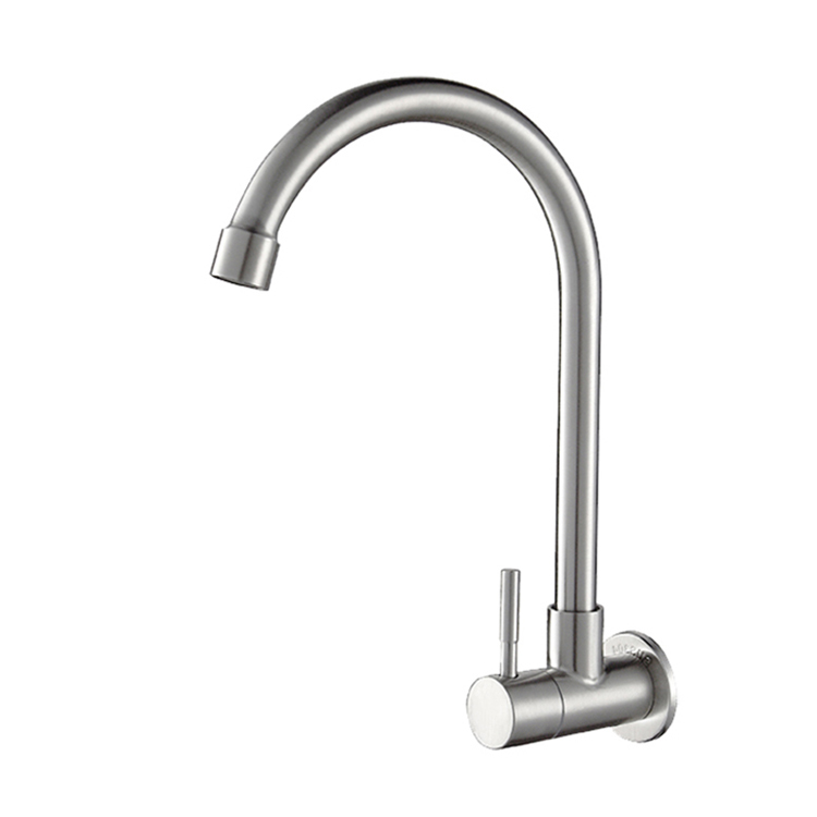 Wholesale High Quality Standard Hot Cold Kitchen Sinks Stainless Steel Faucet For Sale Wall Faucet Kitchen Mixer Tap
