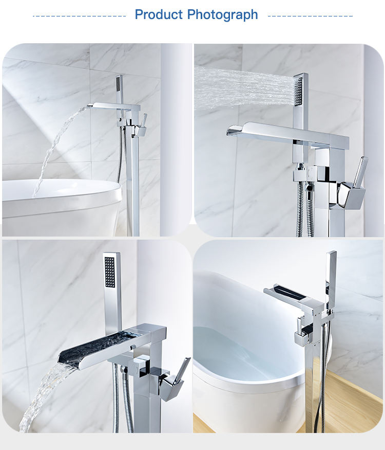 Tub And Shower Faucets With Hand Waterfall Bathtub Faucet Manufacturers Brass Bath Mixer For Hot Handle Bathroom Cold Water