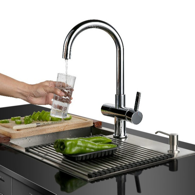 Hot And Cold Water New Modern Luxury Sink Faucets 28Years High Quality Kitchen Faucet Manufacturer