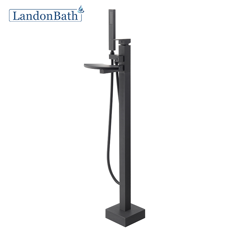 2022 Manufacturer Simple Design Single Handle Freestanding Bathtub Faucet