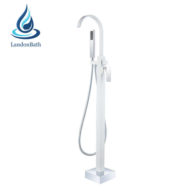 Thermostatic Bath Shower Faucet Single Hole Freestanding Faucet