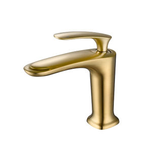 Taps Manufacturer Bathroom Gold Wash Basin Faucet Hot And Cold Water Tap Single Lever Basin Mixer