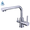 5 years quality guarantee low water pressure three way kitchen faucet