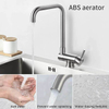 Long Neck Kitchen Faucets Black Stainless Steel Kitchens Sink Faucet Taps