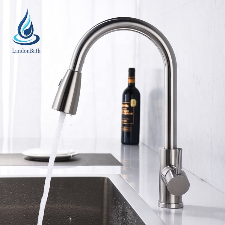 Canada style single lever robinet de cuisine stainless steel kitchen mixer faucet griferia monocomando de cocina