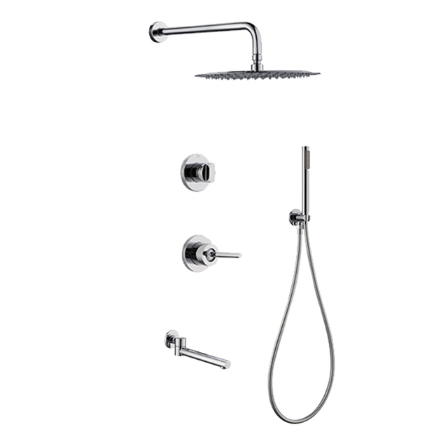 China High Quality Bath Shower Mixer Tap Set With Handle System Tub Spout Faucet Performance Taps Brass Sanitary Ware