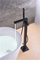 Hot factory direct floor free stand black shower faucets bathtub faucet for sale price