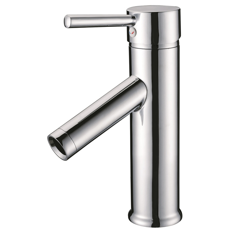 Chrome Single Handle Water Taps Faucet Brass Single Hole Basin Mixers us