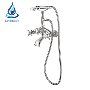 Hot Sale 360 Rotate Stainless Steel Deck-Mount Bathtub Faucet