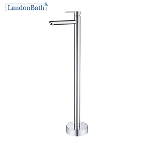 Simple Design Freestanding Faucet Floor-Mount Bathtub Tap