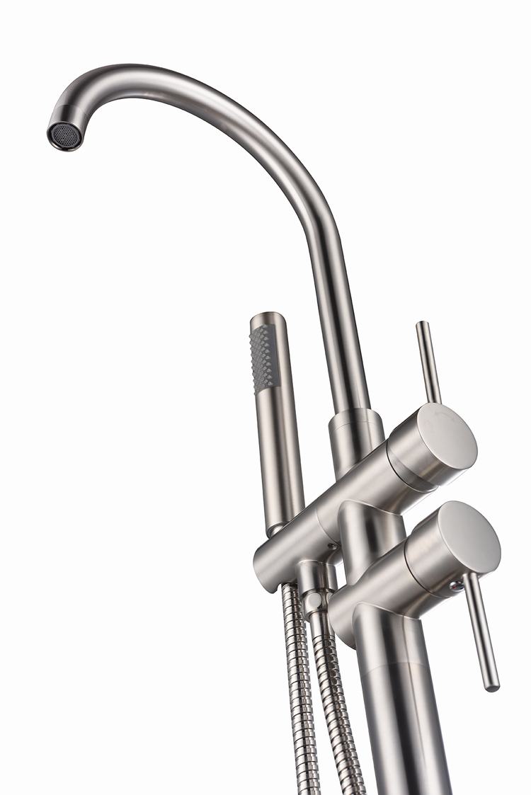 Modern tap mixer Brass Chrome High Quality Freestanding Faucet