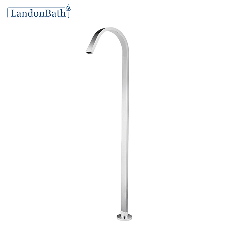 Bathroom Faucet Round Curved Sanitary Mixer Freestanding Faucet