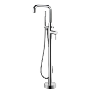 Simple Design Zinc Alloy Floor-Mount Bathtub Faucet DF-02044-3
