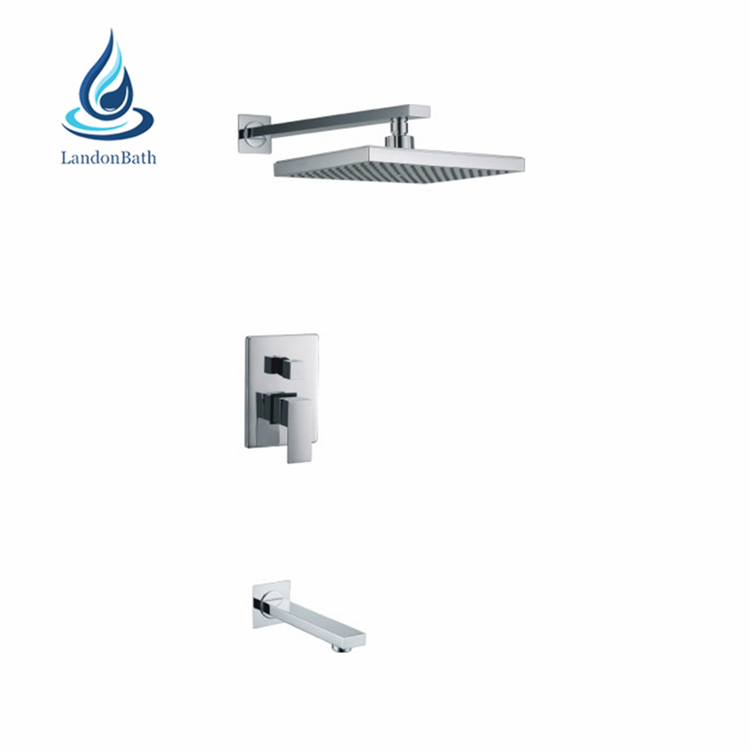 Pressure Balance Valve Bathtub Shower Trim Mixer In Wall With Diverter Pressurebalanced Bathtub Faucet