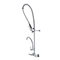 Commercial Pull Out Sink Dishwasher Mixer Kitchen Pre Rinse Water Mixers Tap Wall Mounted Kitchen Taps