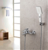 Bathroom Brass Chrome Shower Mixer Water Diverter Bathtub Mixer With Spout