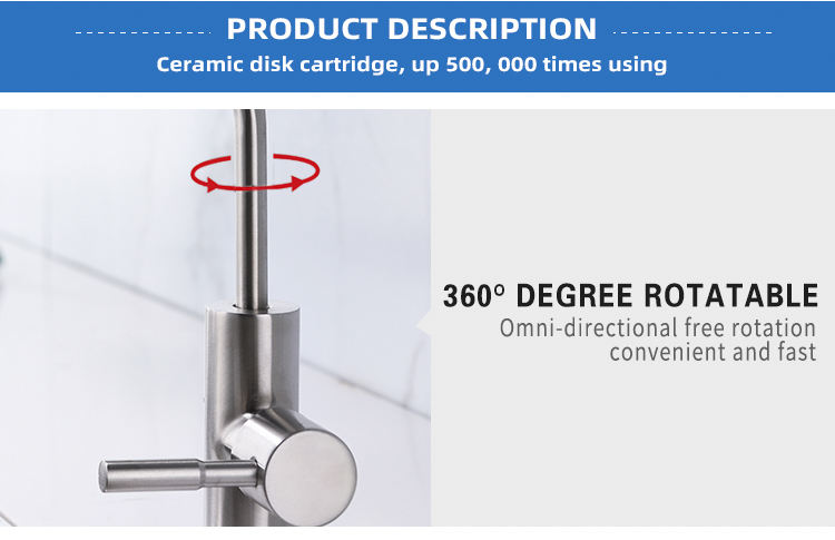 Water Purifier Kitchen Faucet For Filter Faucets Deck Mounted Mixer Brushed Tab Tap Taps Drinking Bubbler Head Sustem Ro