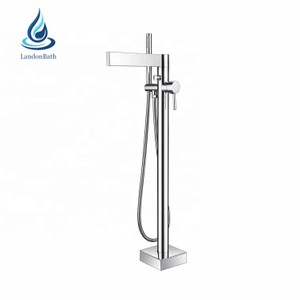 European Brass Material Outdoor Stand Alone Bath Tub Faucet Freestanding Bathtub Faucet