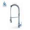 CUPC Spring Brass High Quality Stainless Steel Pull-down Spray Retractable Pull Down Kitchen Faucet