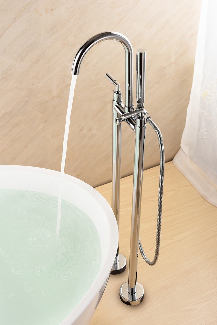 Wholesale Price Freestanding Dual Handle Shower Mixer Bathtub Faucet for Sale