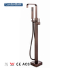 Kaiping Bathroom Faucets Brass Floor Mounted Chrome Tub Filler Factory for Freestanding Tub
