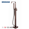 High Quality Floor Mounted Bestseller New Freestanding Brass Bathtub Faucet Standing Bath Tub Filler Valve Gpm 