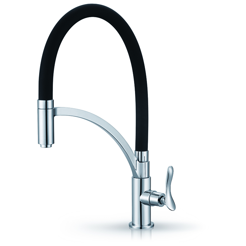 Pull Out And Down Kitchen Faucet with Flexible Hose 1301003