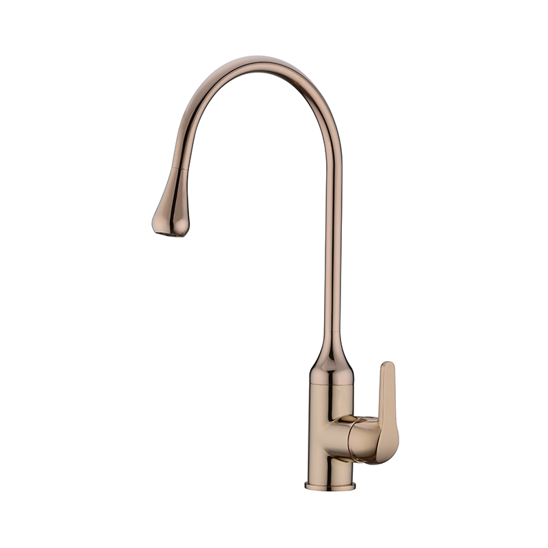 Single Handle Water Drop Design Kitchen Faucet 1301001